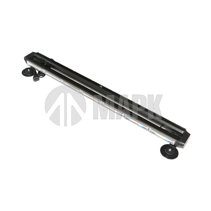 AE90W-7COB-4S-M (09.02340) - Маяк-стробоскоп 12/24В, 90 Вт на магните, D-1010мм. H-78м (четырехсторонний, 28 режимов, провод 3м)